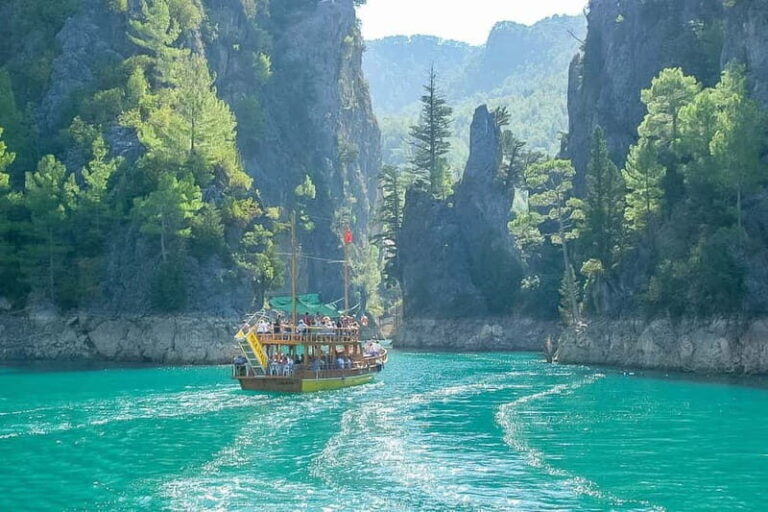 Antalya: Green Canyon Boat Trip w/Lunch near Green Lake - What to Expect During the Day