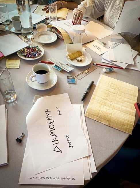Aptera: Ancient Site and Greek Calligraphy Workshop Tour - Learning the Art of Greek Calligraphy