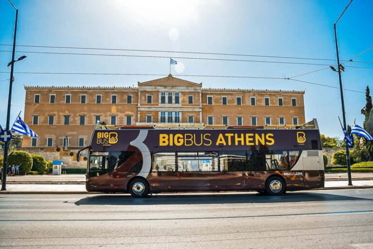 Athens: Big Bus Hop-on, Hop-off Tour by Open-Top Bus - What to Expect: Comfort, Convenience, and Cultural Insights