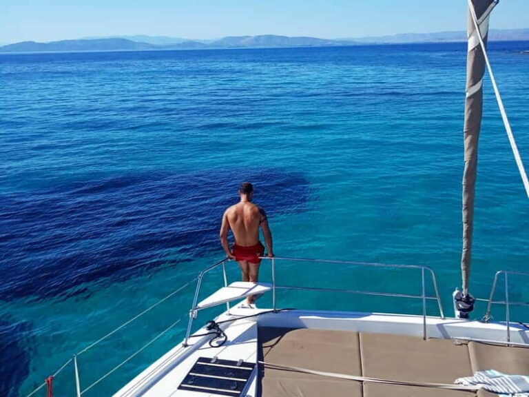 Athens: Half-Day Morning Catamaran Cruise with Meal & Drinks - The Itinerary in Detail