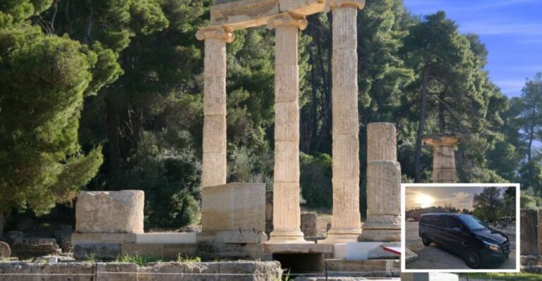 Athens:Olympia,Corinth Canal & Peristeria gorge private tour - The Transportation and Group Experience