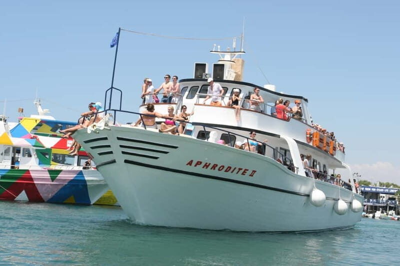 Ayia Napa: Blue Lagoon and Turtle Cove Cruise with Lunch - The Experience on Board