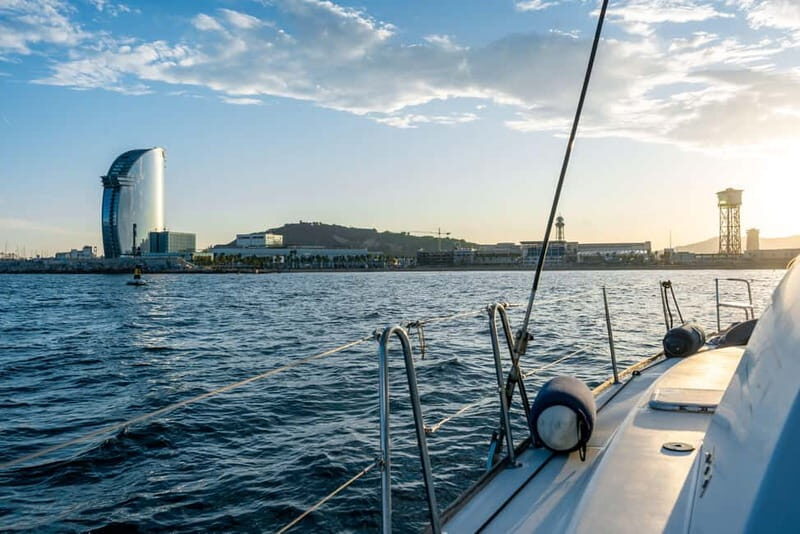 Barcelona: Catamaran Cruise w/ Sailing, Wine, & Tapa