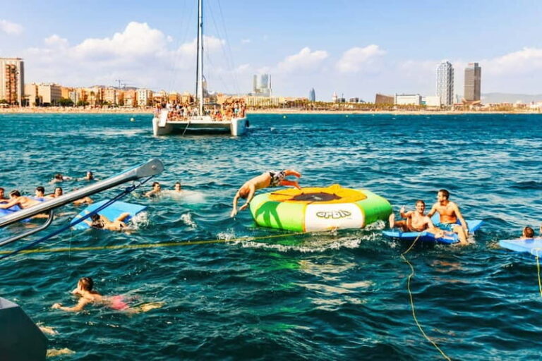 Barcelona: Catamaran Party Cruise with BBQ Meal - The Itinerary: A Breakdown