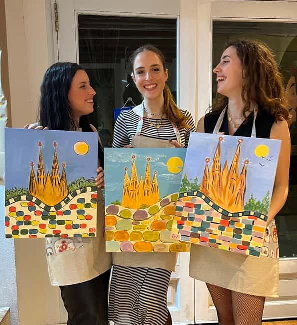 Barcelona: Vino, Pintura, Música y Diversión! Sip & Paint - What Does the Experience Include?
