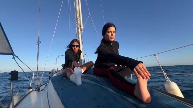 Barcelona: Yoga, Sailing and Relaxing Massage - Detailed Breakdown of the Itinerary