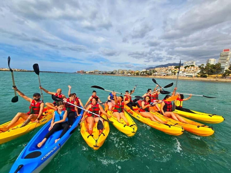 Benalmádena: Kayaking and Snorkeling Tour with Photos - What to Expect from the Kayaking and Snorkeling Tour