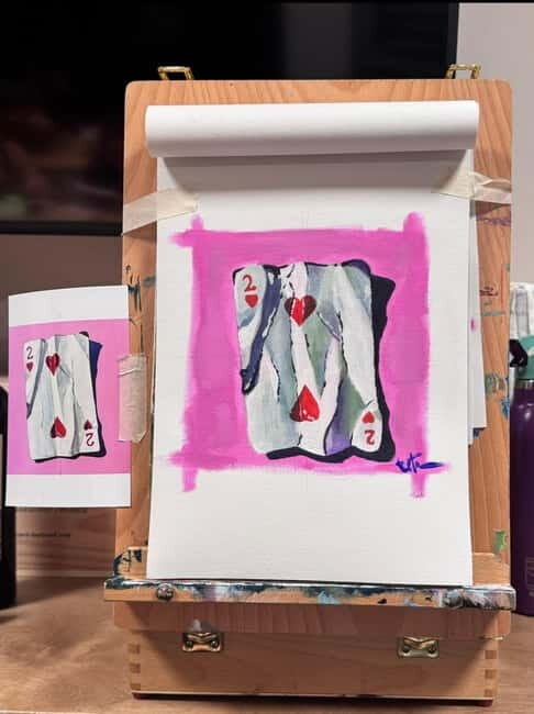 Berlin: Sip and Paint by Teta - The Creative Process: What You’ll Actually Do