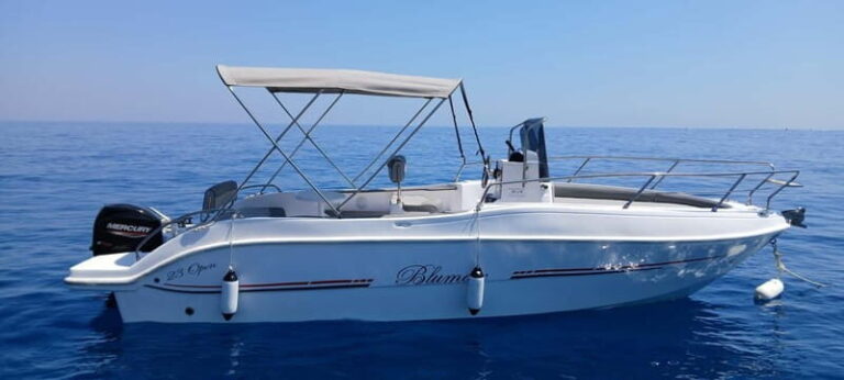 Boat rental without license in Letojanni (Half day 4h) - Safety and Legal Considerations