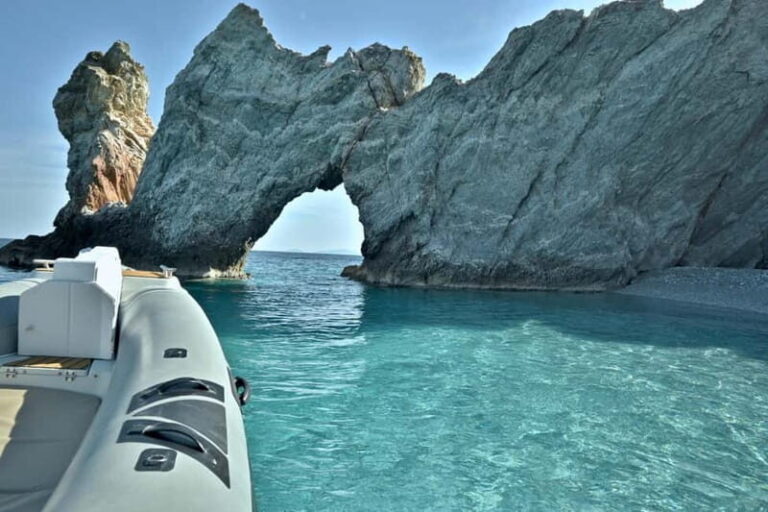 Boat Tour with a Speedboat to Lalaria Beach and Blue Caves - The Itinerary in Detail