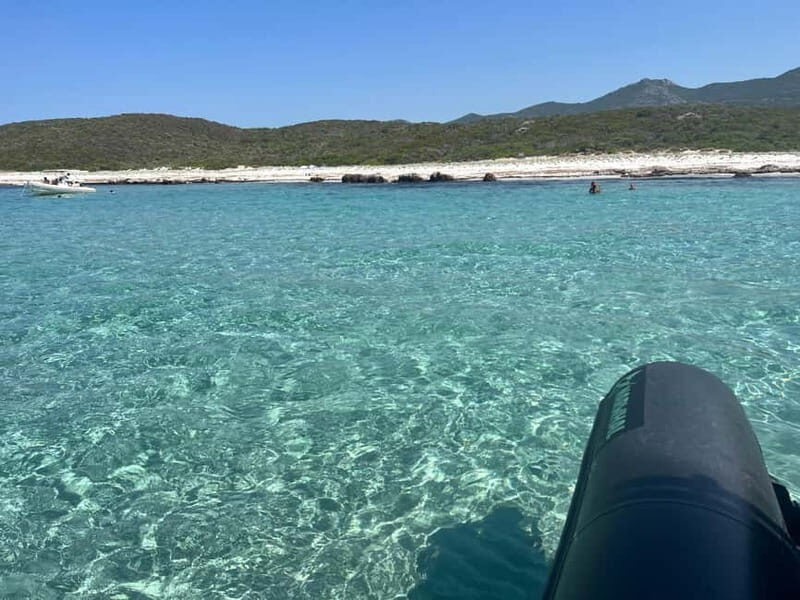 Boat trip from Calvi to the Agriate Desert