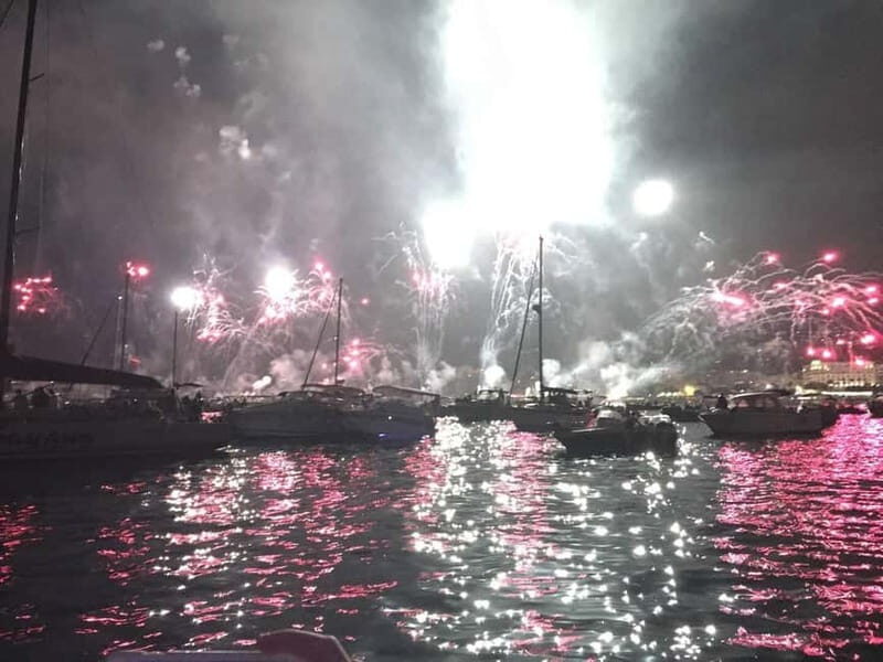 Cannes : Mandelieu Fireworks by private boat - Whats Included and Whats Not