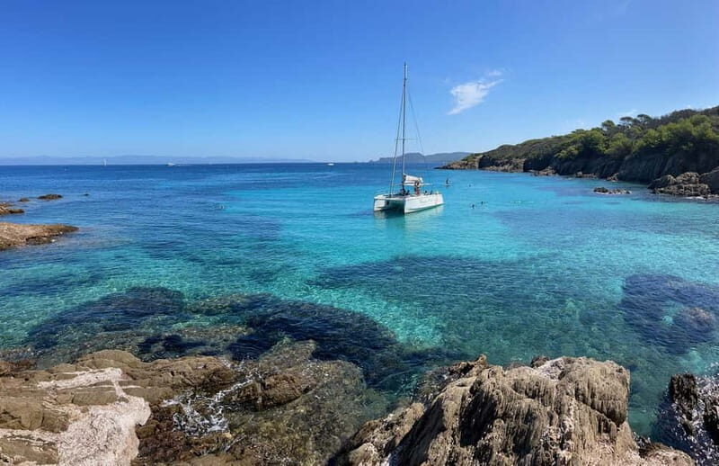 Catamaran day trip to the Giens Peninsula and Porquerolles Island