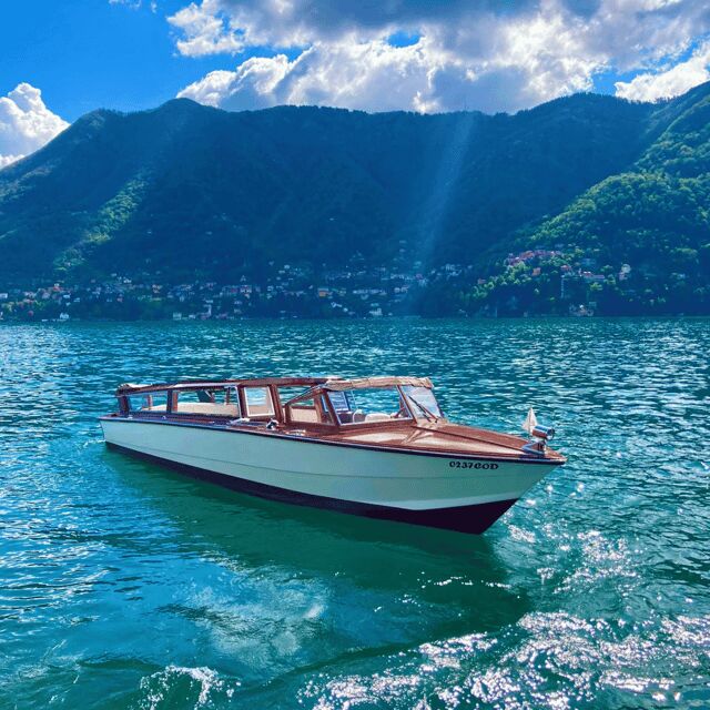 Cernobbio: Sunset Shared Boat Tour with Prosecco - The Itinerary in Detail