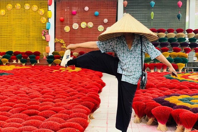 Combo Incense Village Tour with Conical hat and HaThai Art Making - What to Expect from the Incense Village and Crafting Tour