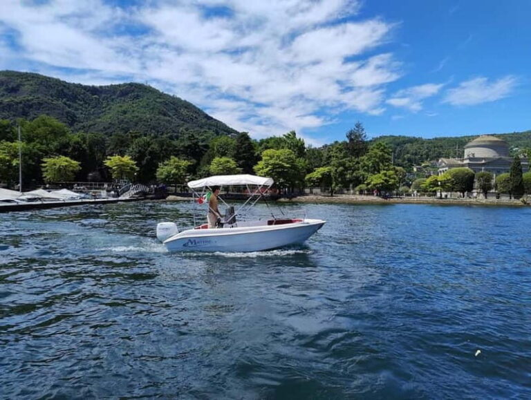 Como: 40 HP Self Drive Boat without License - What to Expect During Your Lake Como Self-Drive