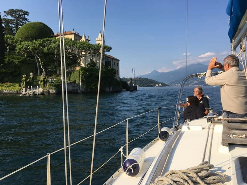 Como: quiet lake tour on a comfortable sailing boat