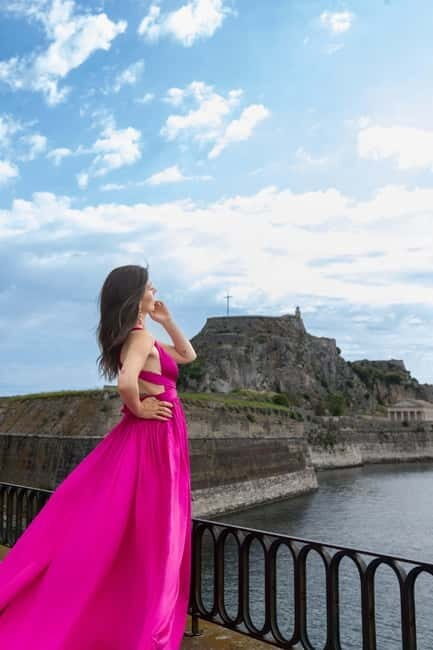 Corfu: Old Town Photoshoot in Flying Dress