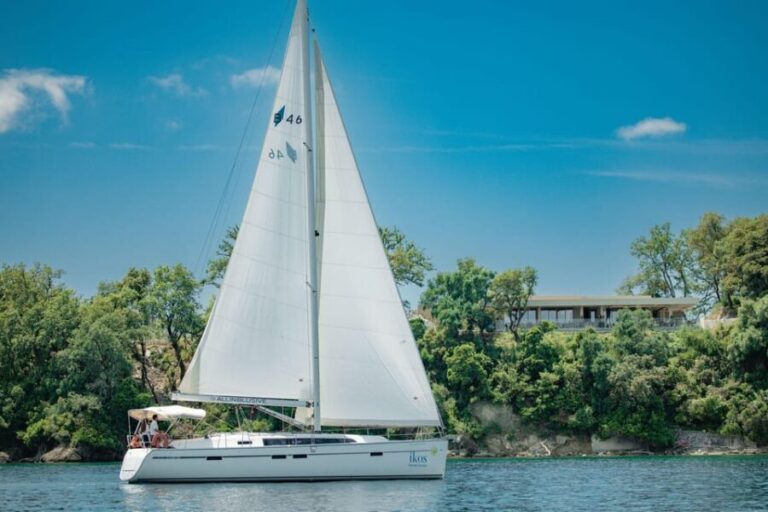 Corfu: Private Sunset Cruise on a Sailing Yacht - The Itinerary in Detail