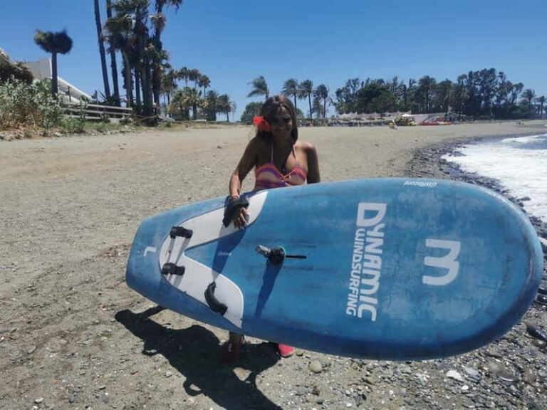 Costa del Sol: Beginner class Dynamic Windsurfing - Detailed Itinerary Breakdown