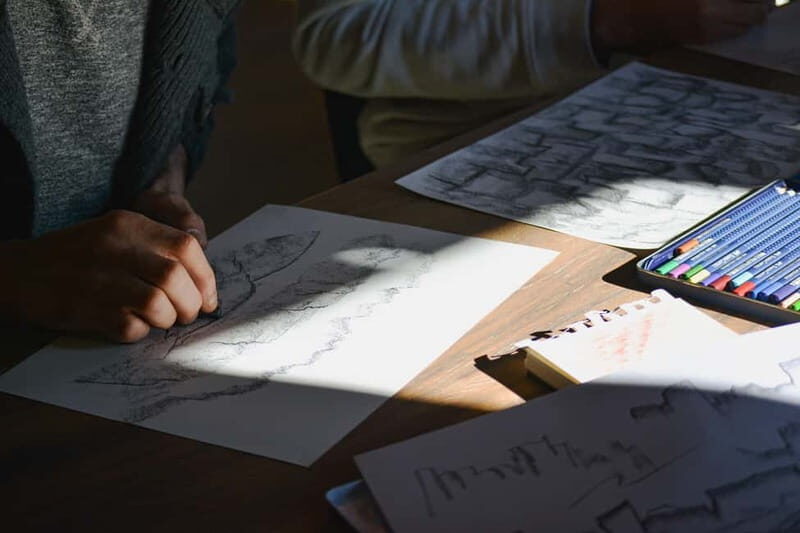 Cotignac: Drawing and watercolor studio