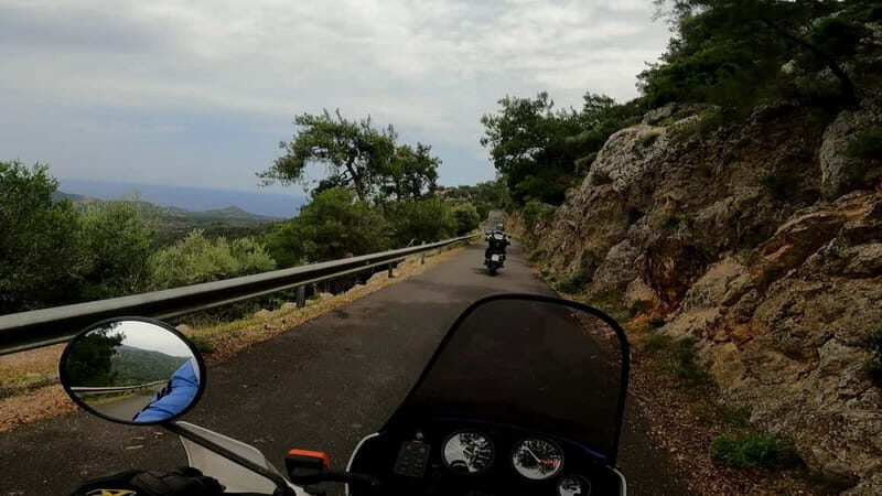 Crete: Guided Motorcycle Tour with Drone Footage
