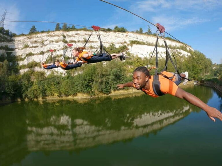 Dartford: Thrill & Chill Package- Ziplining & Lakeside Sauna - What to Expect: A Step-by-Step Overview