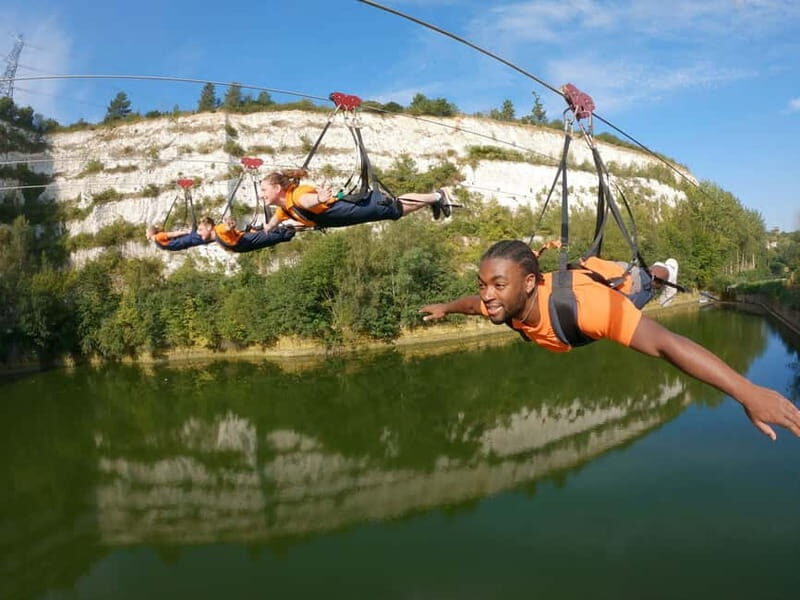 Dartford: Thrill & Chill Package- Ziplining & Lakeside Sauna - What to Expect: A Step-by-Step Overview
