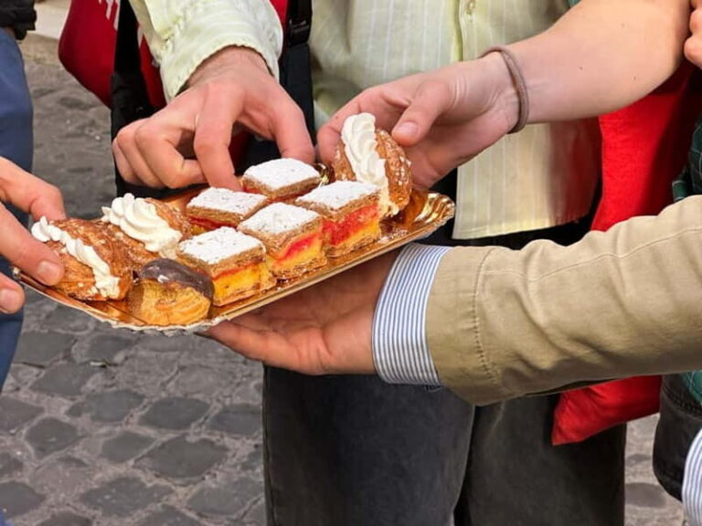 Dolce Rome Tour: Taste Local Desserts Cakes and Pastries - Practical Details: What to Expect
