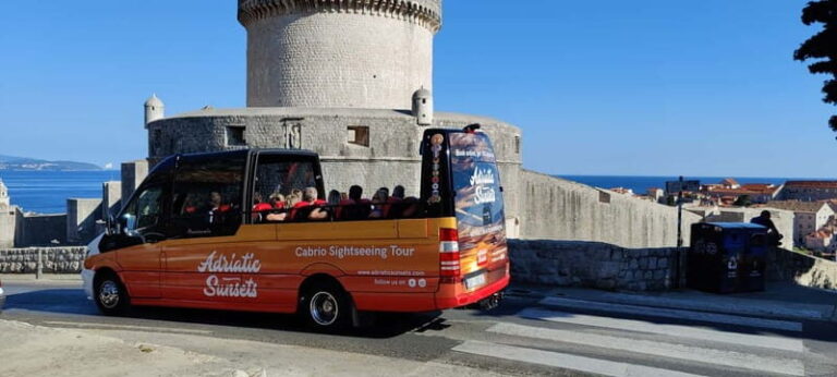 Dubrovnik: Convertible Bus Panorama Tour with Audio Guide - Who Would Love This Tour?