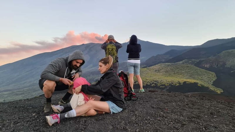 Etna North 2900mt Sunset: Summit area & Craters of 2002