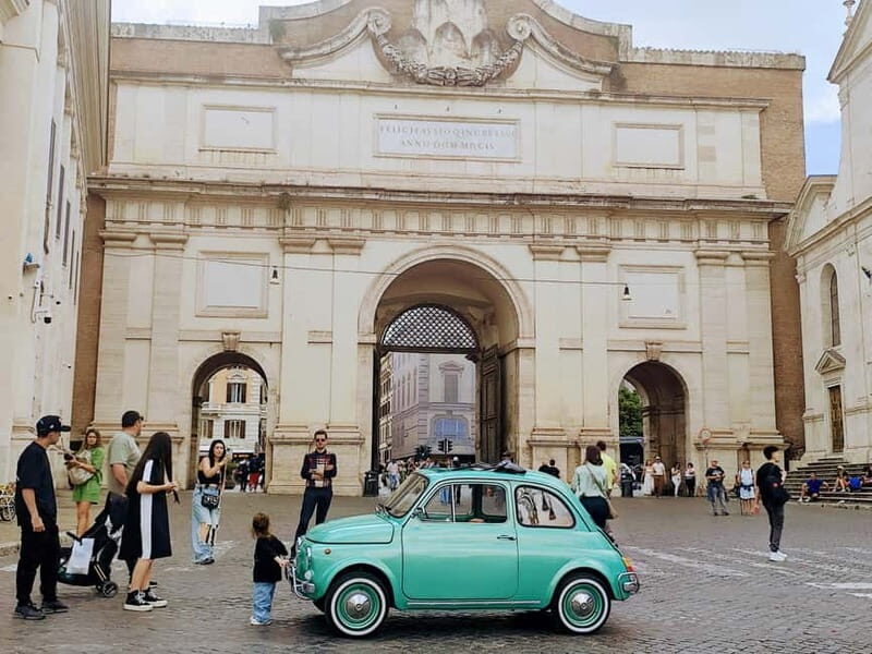 Fiat 500 Romance: Rome, Gelato & Timeless Views - The intimate charm of a vintage Fiat 500