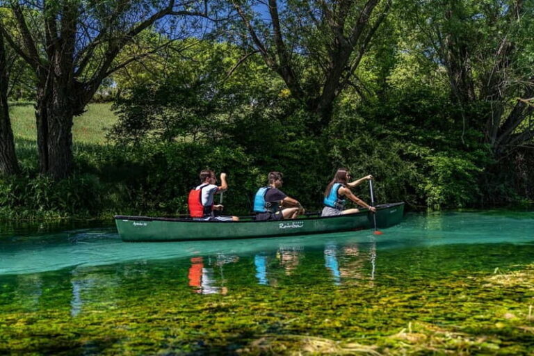 Fiume Tirino, Abruzzo: Canoa e E-Bike Tour con pranzo - A Closer Look at the Itinerary