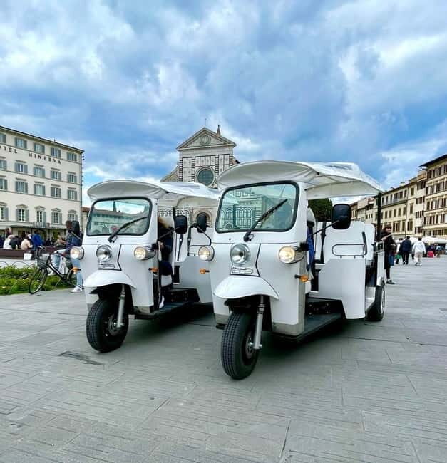 Florence: Eco Golf Car & e Tuk Tuk City Tour - What You’ll See and Experience