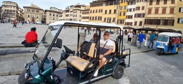 Florence Golf Cart Tour City Center & Piazzale Michelangelo - The Itinerary: What to Expect