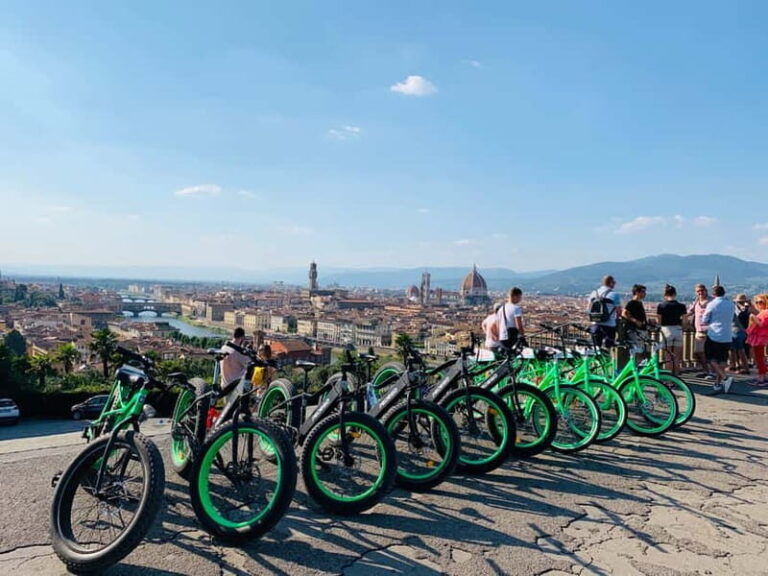 Florence: Guided E-Bike Tour to Piazzale Michelangelo - Detailed Breakdown of the Itinerary