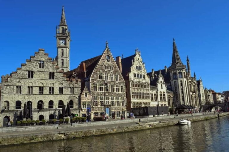 From Amsterdam: to Ghent - Private Driver - Luxury Car - A Detailed Look at the Itinerary