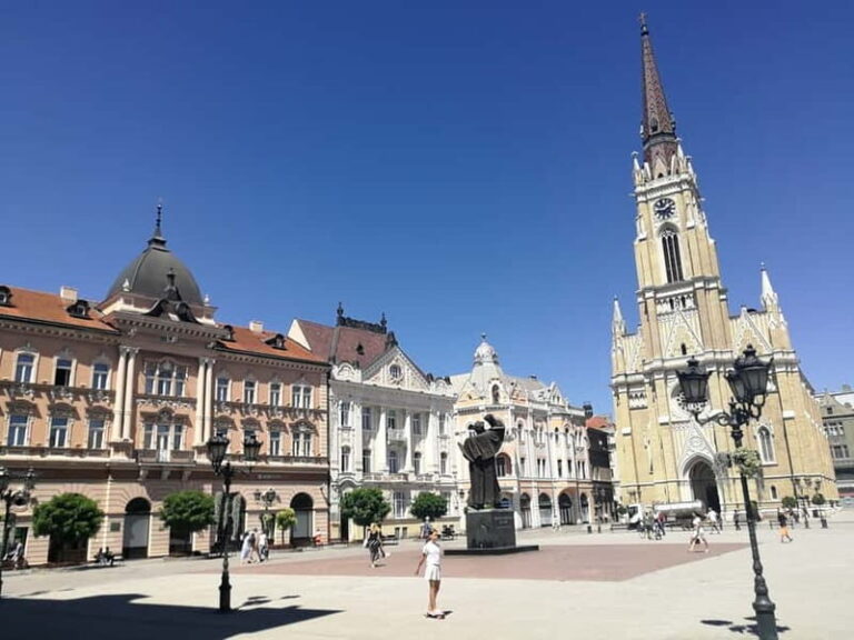 From Belgrade: Novi Sad & Fruska gora & winery and monastery - Walking Through the Old Streets of Novi Sad