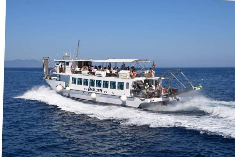 From Erice: Minicruise Favignana and Levanzo w/lunch