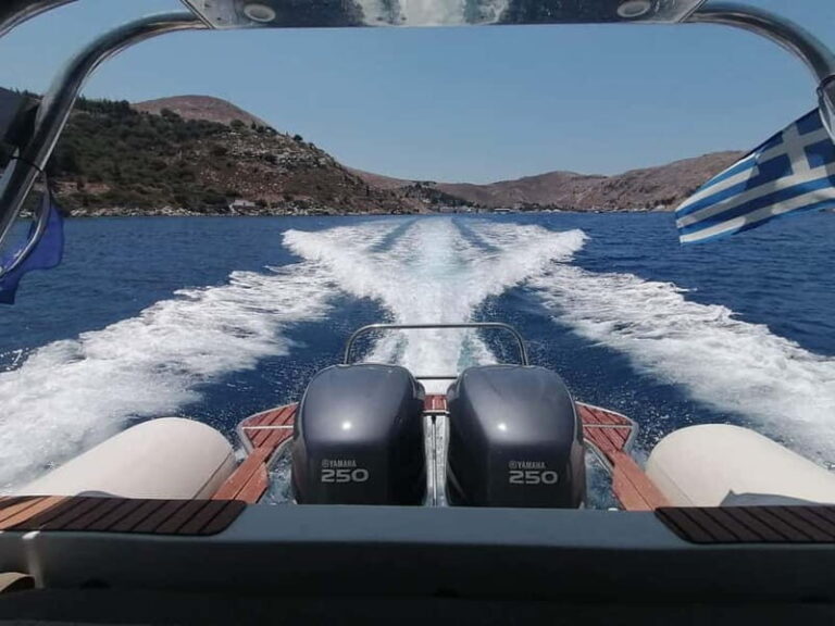 From Faliraki : Speedboat tour kalithea caves&antony kouin - The Itinerary Breakdown