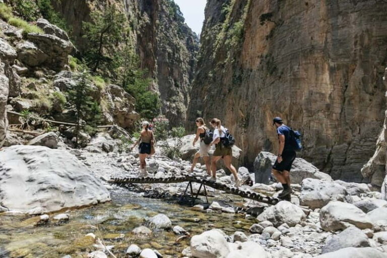 From Heraklion,Agia Pelagia,Malia: Samaria Gorge Guided Trip - Fuel Up: Breakfast at Omalos