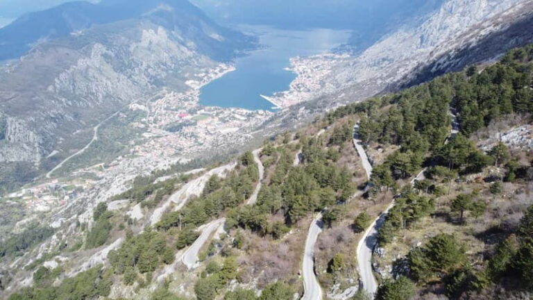 From Kotor:Private Excursion to Loven National Park & Budva - Panoramic View of the Bay of Kotor