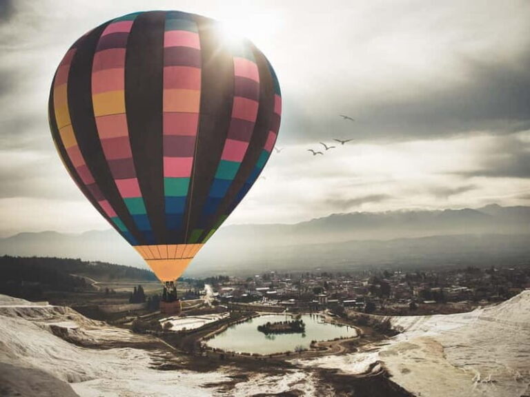 From Kusadas: Pamukkale Day Trip w/Balloon Flight & Lunch - Transportation and Group Size