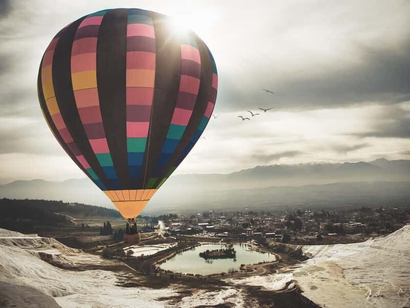 From Kusadas: Pamukkale Day Trip w/Balloon Flight & Lunch - Transportation and Group Size