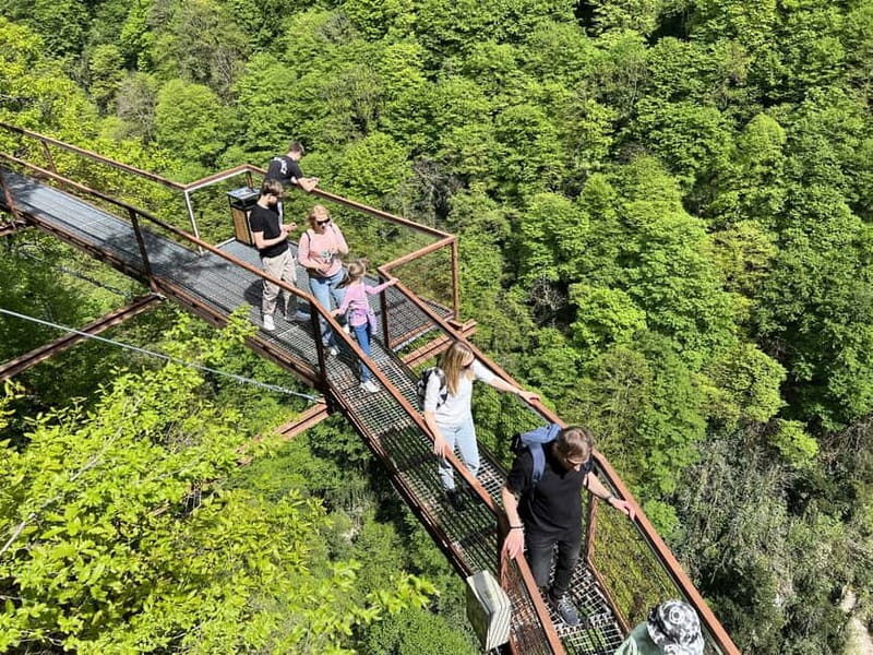From Kutaisi: Martvili & Okatse Canyons & Cave Guided Tour - Transportation and Practicalities