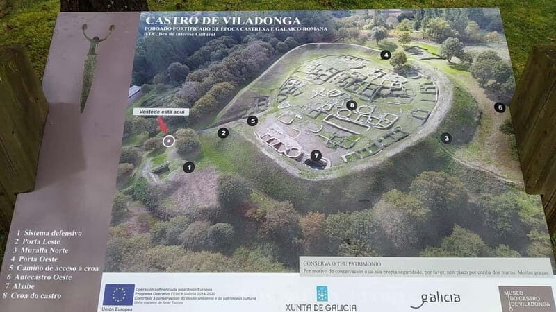 From Lugo: Half-day excursion to the Viladonga Hillfort