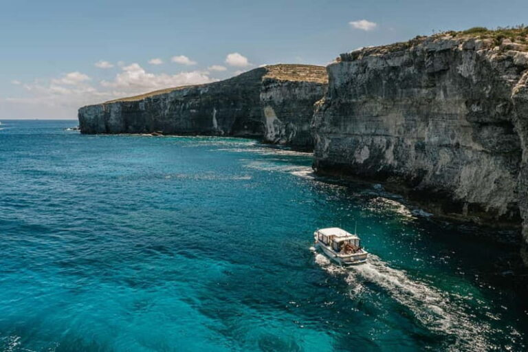 From Malta: 2 hour Private Charter to Comino & Gozo - An In-Depth Look at the Experience