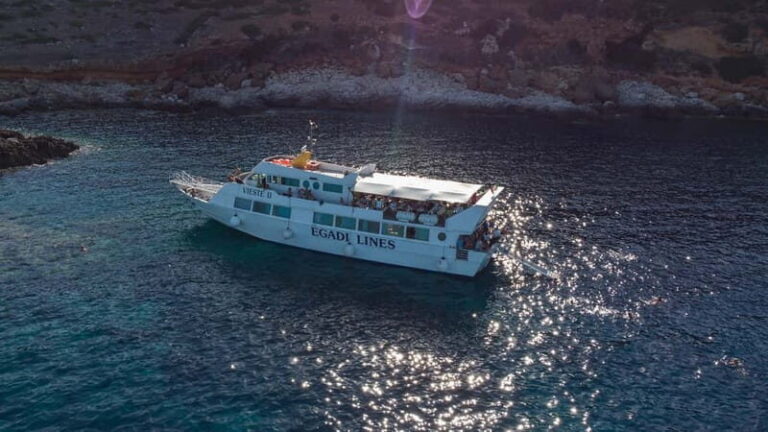 From Marsala: MiniCruise to Favignana & Levanzo w/Lunch - The Delicious Lunch and Island Exploration