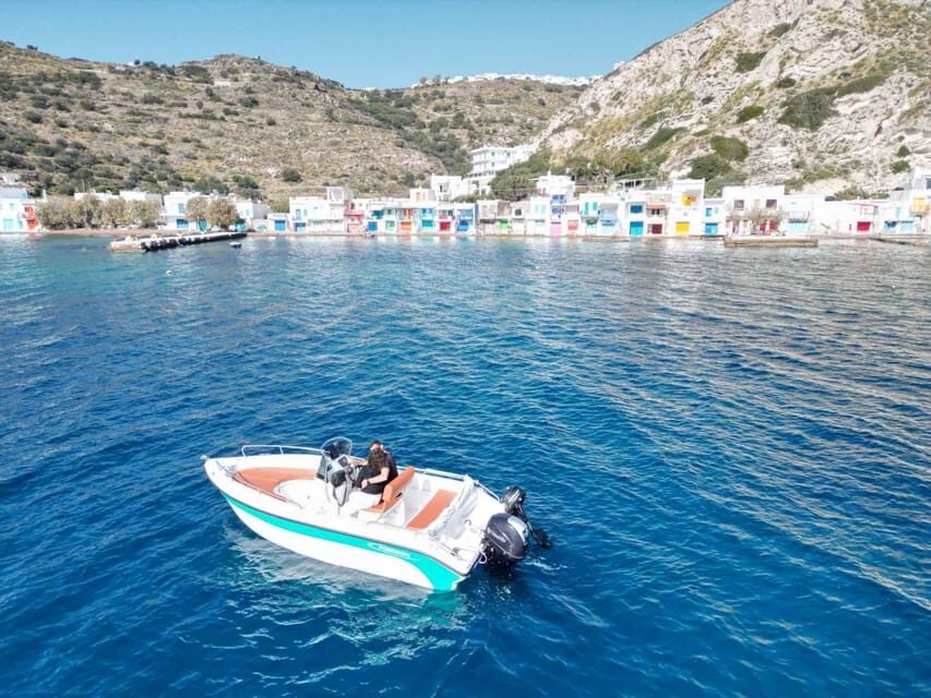 From Milos: Rent a Boat to Kleftiko (no license required)