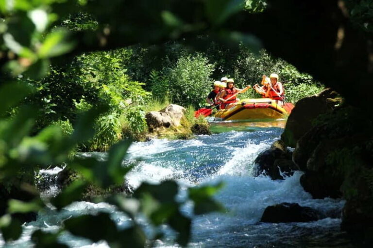 From Omi: Cetina River Rafting Trip with Underwater Cave - What to Expect During the Trip